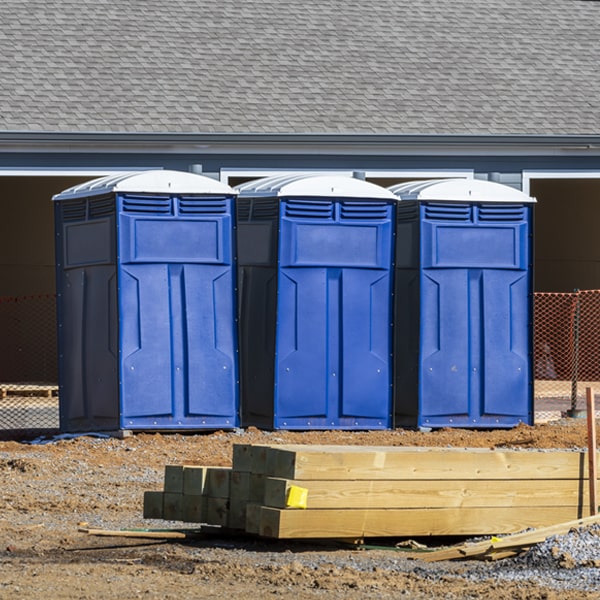 do you offer hand sanitizer dispensers inside the porta potties in Newburg